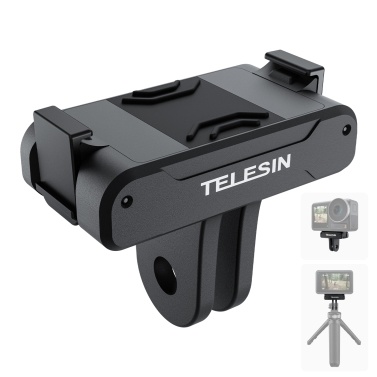 TELESIN OA-TPM-T04 Быстросъемное магнитное крепление для экшн-камеры. Металлическое крепление для камеры с адаптером для спортивной камеры, совместимое с Action 4/3.