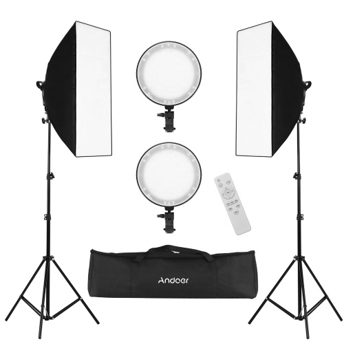 Комплект светодиодных светильников для софтбокса для профессиональной студийной фотографии Andoer